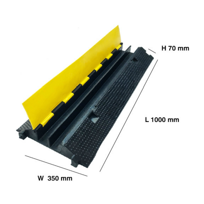2 Channel Rubber Cable Protector Ramp-2XC04/2XC05/2XC07/2XC08/2XC09 Featured Image