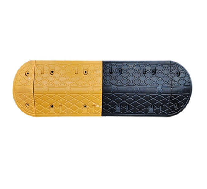 50CM Rubber Speed Bump With Yellow & Black Color