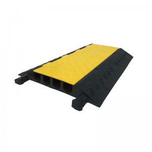 China Cable Protector Corner Pricelist –  4 Channel Rubber Cable Protector Ramp-4XC01 – Shengwang