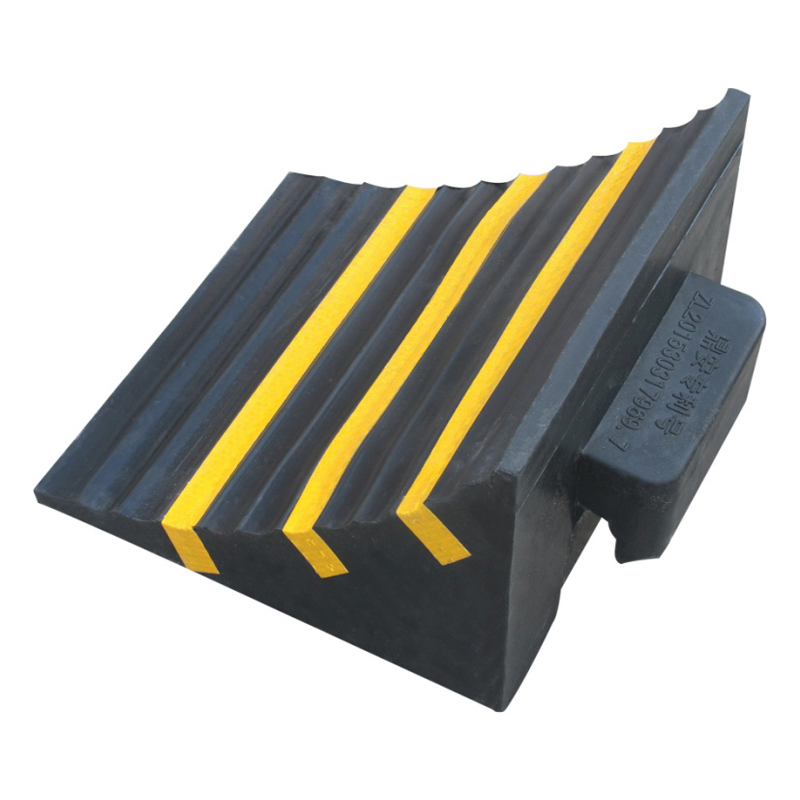 Big Yellow Rubber Wheel Chock For Truck