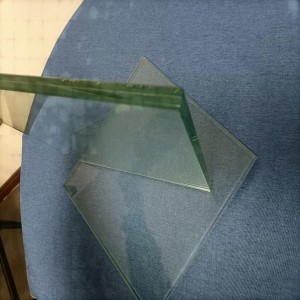 6.38mm Safty PVB Tempered Laminated Glass Clear Toughened Flat