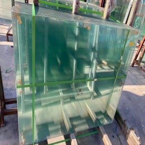 Vidre laminat temperat de 6,38 mm Safty PVB Pla temperat transparent