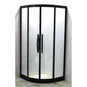 Chinese wholesale Showers Bathroom - High quality simple diamond shower room screen – Everbright
