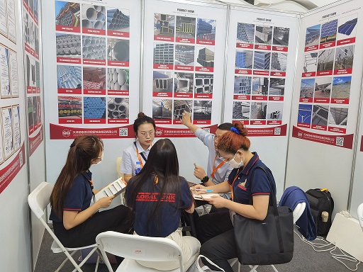 Tianjin Yuantai Derun Steel Pipe Manufacturing Group at the 26th Philippine International Building Materials Exhibition