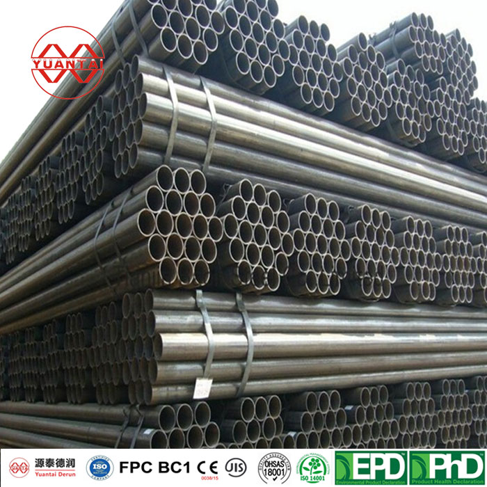 High corrosion protection hot rolled black carbon welded steel round pipe and tube manufacturer-1
