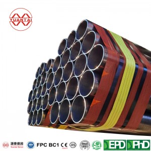 Specifikimet e tubit të hekurit të zi me 1/2 inç deri në 10 inç dhe trashësi 0,8 mm deri në 16 mm