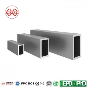 EN10210 EN10219 tubo de aceiro de gran dimensión rectangular e cadrado de parede grosa - 90 mm * 90 mm * 2,0 mm