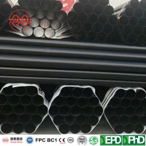 EN10210 EN10219 MS Black Pipe erw steel pipe