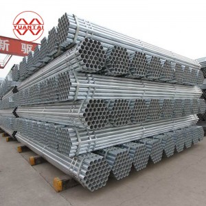 good quality round welded steel pipe for construction