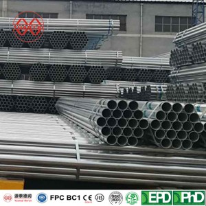 Round Hot Rolled galvanized pipe