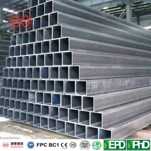 square steel pipe factory China yuantaiderun