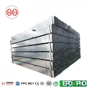 square steel hollow section supplier yuantaiderun