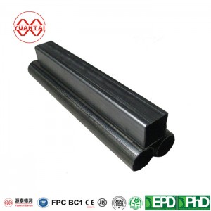 Small diameter carbon steel hollow section rectangular pipe