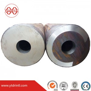 Stock ST52 hollow bar with high wall thickness seamless steel pipe