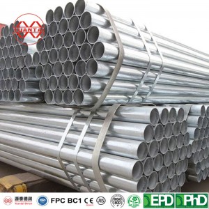galvanized round hollow sections China manufacturer