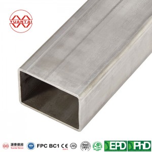 ASTM A500 welded square/rectangular steel pipe price alibaba