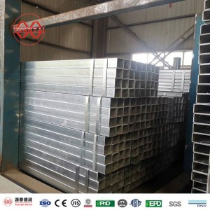 high quality HDG (hot dip galvanized) square steel tube