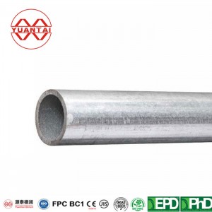 1 inch round pipe circular holle seksje GI CHS