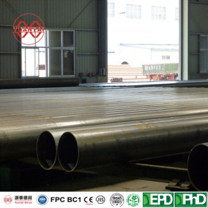 ASTM A500 / A501 lsaw pipe LSAW tube pabrik bagian kerung