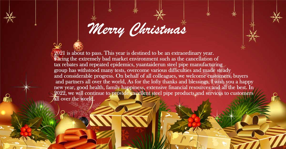 Christmas greetings and new year’s outlook from yuantaiderun