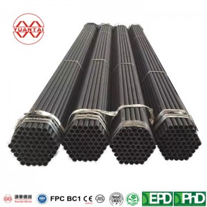 ASTM A53 GR.B welded carbon erw steel pipe for construction