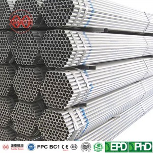 hot dip galvanized round steel pipe manufacturer yuantaiderun (mahimo oem odm obm)