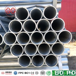 ODM Hot galvanized round pipe