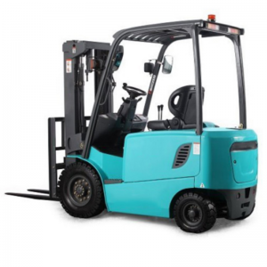Customized 3-Wheel 1.8 ton Electric Forklift Truck Lead acid Battery powered 3M 4M 5M Lifting Height wide view mast Solid Tire