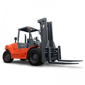 12 ton Diesel Forklift Truck With 4M 5M 6M Lifting Height 2 stage 3 Stage wide sight Mast 1520 mm fork length