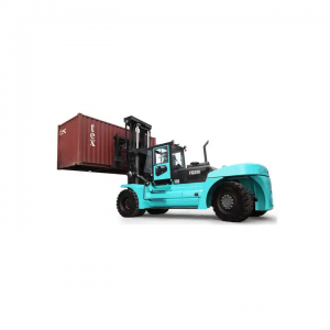 28 Ton Diesel Forklift Truck With 4M 5M 6M Lifting Height 3 stage wide-view Mast 2440 mm fork length air tire
