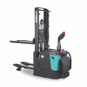 Customized 1.5-2 Ton Full Electric Pallet Stacker Forklift Machine