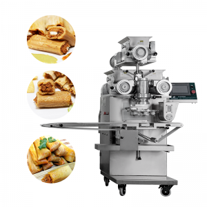 Hot sale three hoppers tamales making encrusting machine with Good Price
