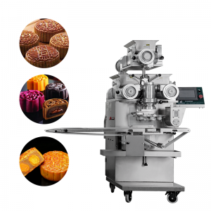 Machine automatique de fabrication de gâteaux de lune, machine à incruster à vendre