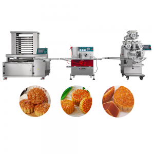 Chinese Moon Cake Processing Encrusting Machine For Sale