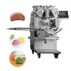 고속 자동 상업 등급 아이스크림 떡 껍질로 덮는 기계