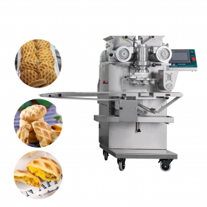 Stroj na tvarování a inkrustaci sušenek