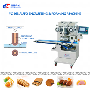 बिक्री के लिए शंघाई युचेंग स्वीट आइसक्रीम मोची मेकिंग एनक्रस्टिंग मशीन