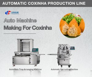 Multifunctional ແລະ Customizable Frozen Coxinha Encrusting Machine
