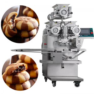 Máquina para hacer galletas rayadas de uso en fábrica
