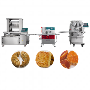 Hot Sell Commercial Grade High Speed Red Bean Mooncake Encrusting  Production Line