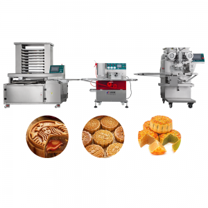 מכונה משולבת אוטומטית מלאה במהירות גבוהה ל-mooncake crusting