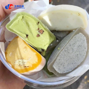 Shanghai Yucheng Sweet Ice Cream Mochi Membuat Mesin Encrusting untuk Penjualan