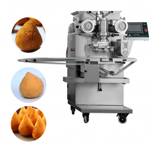 High Speed 304 Stainless Steel Material Automatic Frozen Coxinha Encrusting Forming Machine
