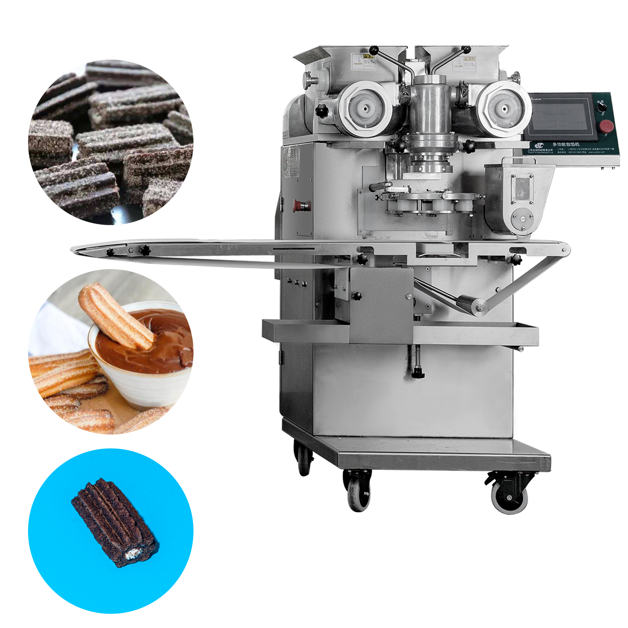 Factory best selling Gyoza Wrapper Machine - Good Quality Automatic Filled Churros Encrusting Machine – Yucheng