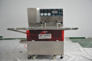 Triple Hopper Dubbelfärgad Mooncake Encrusting Machine