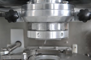 Triple Hopper Dubbelkleur Mooncake Encrusting Machine