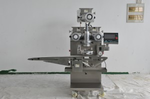 Komercinės klasės dvigubos spalvos mėnulio pyrago gaminimo mašina