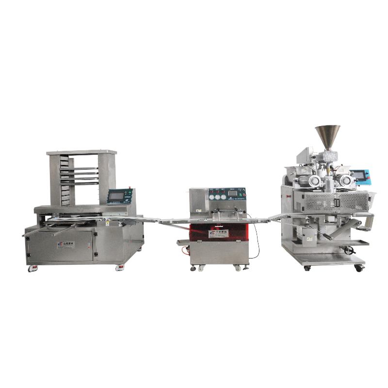 OEM/ODM Factory Automatic Kibbeh Machine - YC-460 Liquid Jam Stuffing Lava Moon cake Encrusting Machine – Yucheng