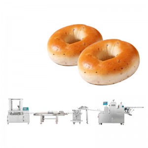 Automatinis maišelių duonos aparatas Bagels gamybos linija Bagels įranga Bagels gamintojas