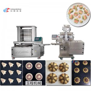 Automatic cutting cookie biscuit maker machine production line